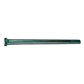 1/2"-13 x 10" Green Rinsed Zinc Grade 5 Hex Cap Screws (17 pcs.)