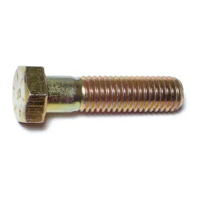 1/2"-13 x 2" Zinc Plated Grade 8 Steel Coarse Thread Hex Cap Screws