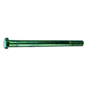 1/2"-13 x 7-1/2" Green Rinsed Zinc Grade 5 Hex Cap Screws (24 pcs.)