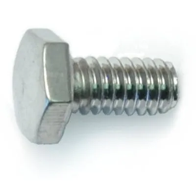 1/4"-20 x 1/2" Polished 18-8 Stainless Hex Cap Screws (12 pcs.)