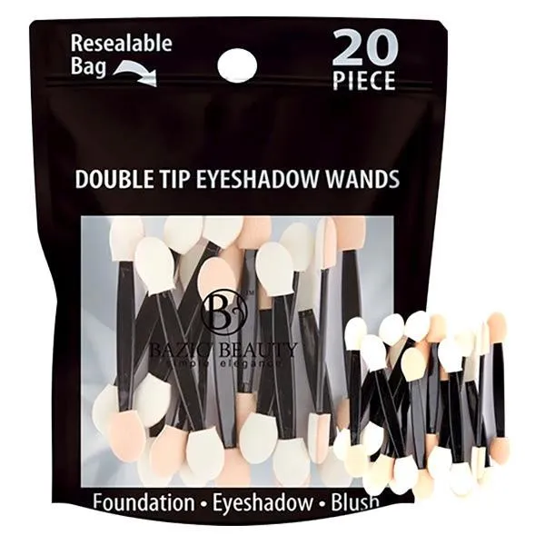 20 Pack Bazic Beauty Double Tip Eyeshadow Wands