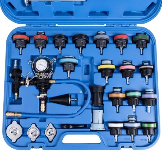 28 pcs Pressure Tester Vacuum-Type Cooling System Refill Kit