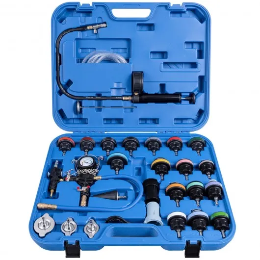 28 pcs Pressure Tester Vacuum-Type Cooling System Refill Kit