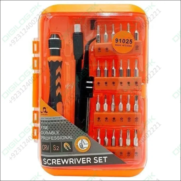 28pcs Precision Screwdrivers Tools Set Kit Pack For Electronics Pc Mobile Phones Smartphones Model Making 91025