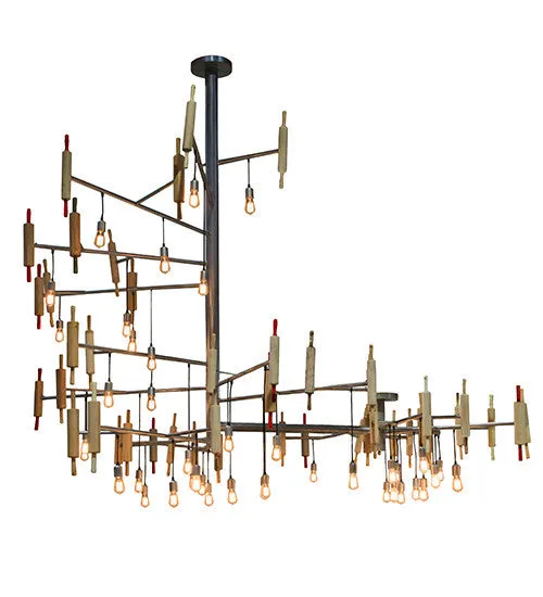 2nd Avenue Alva 216380-47 Chandelier Light - Sparkle Silver