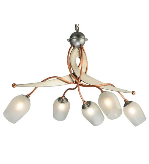 2nd Avenue Ballerina 200270-2 Chandelier Light - Raw Copper & Brushed Stainless Steel