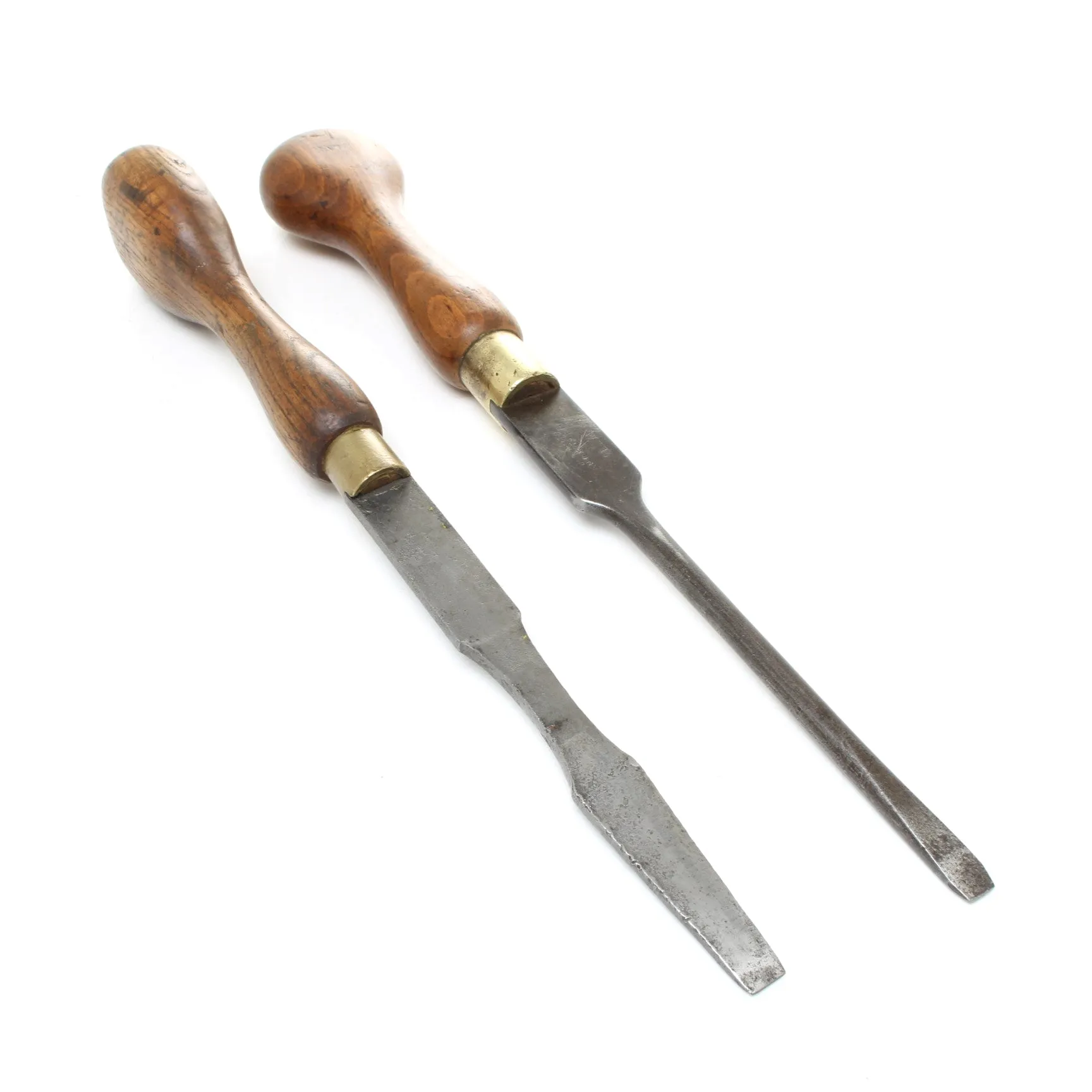 2x Old Screwdrivers - 8", 9" (Ash)