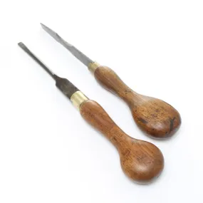 2x Old Screwdrivers - 8", 9" (Ash)