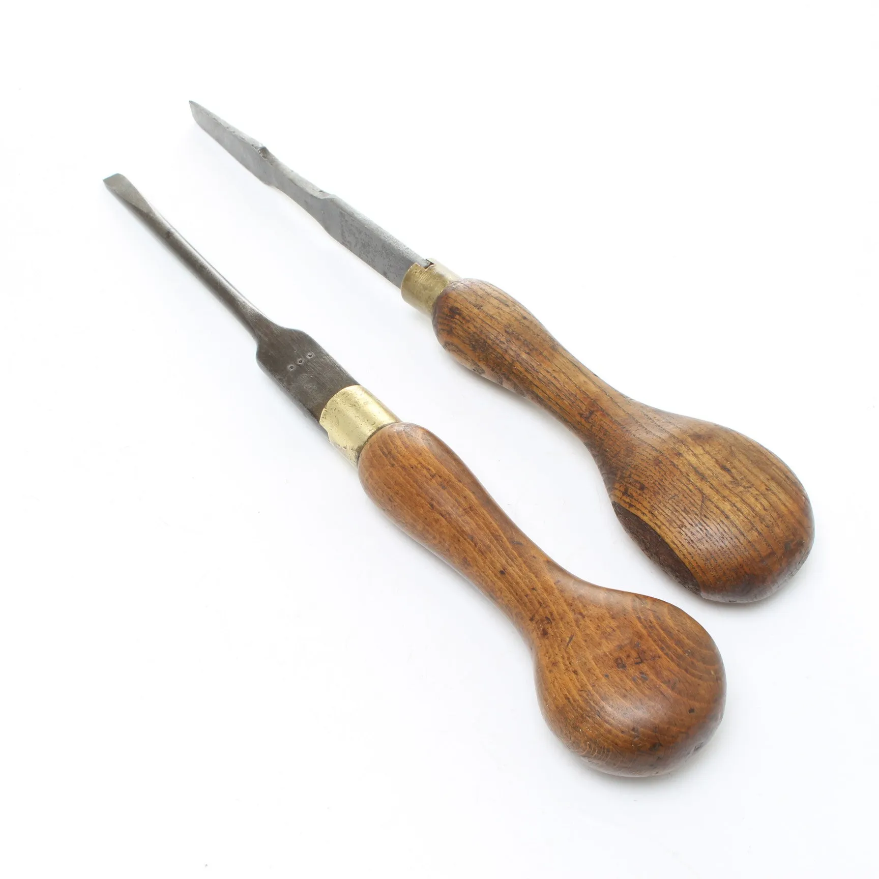 2x Old Screwdrivers - 8", 9" (Ash)