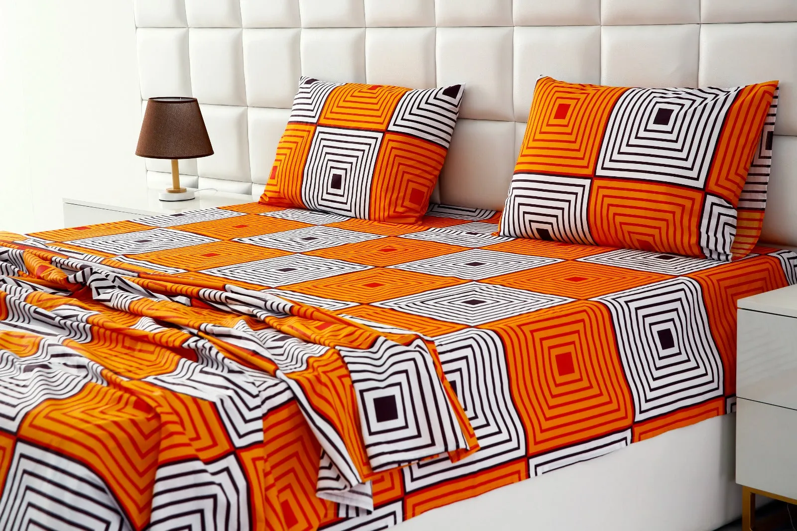 3 PCs Double Bed Sheet -DB203