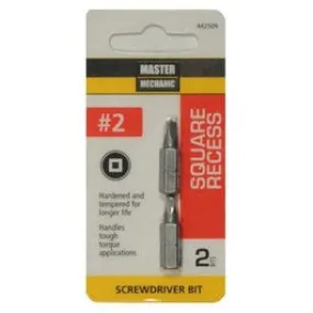 #3 Square Recessed Bit Tip, 1-In.