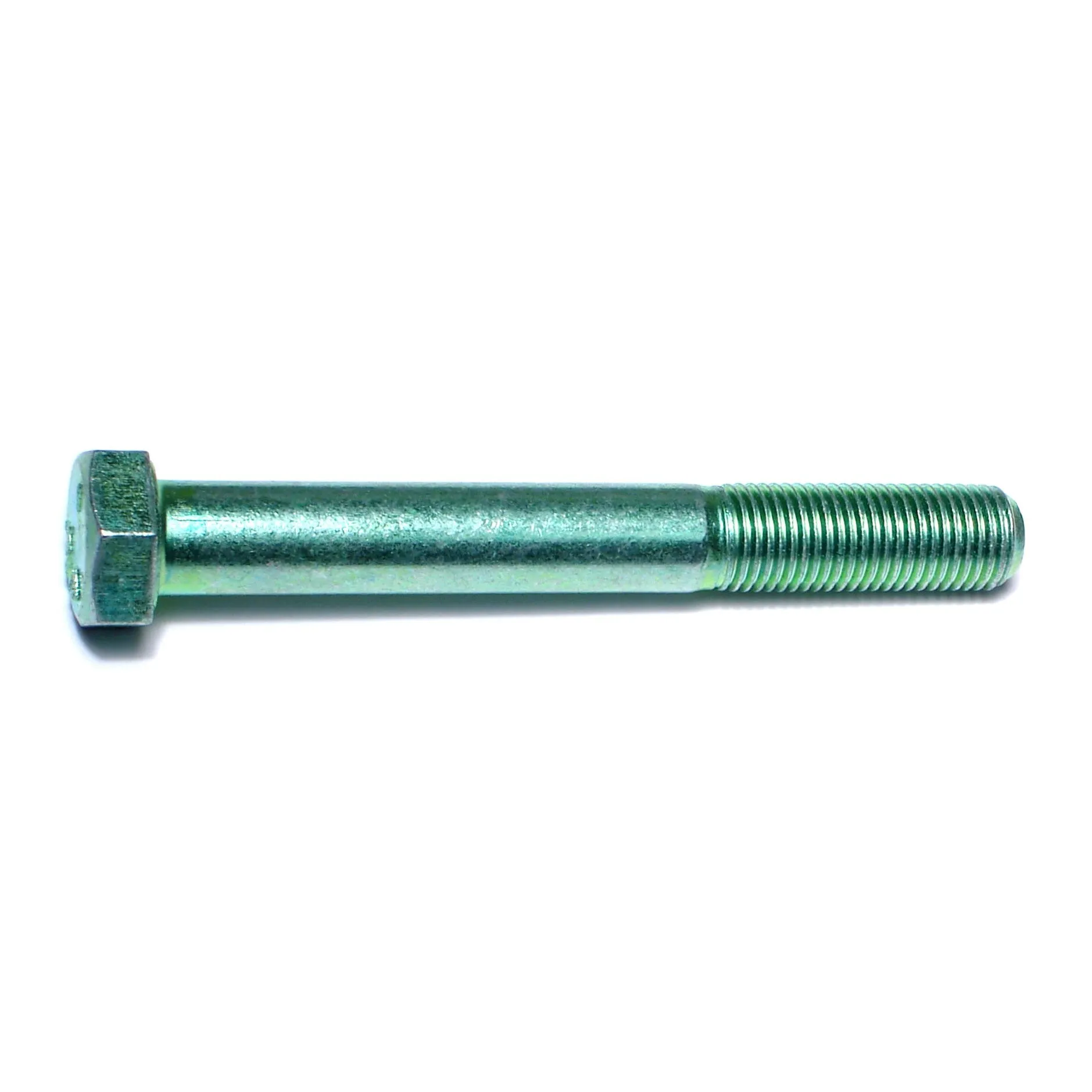 3/8"-24 x 3" Green Rinsed Zinc Grade 5 Hex Cap Screws (49 pcs.)