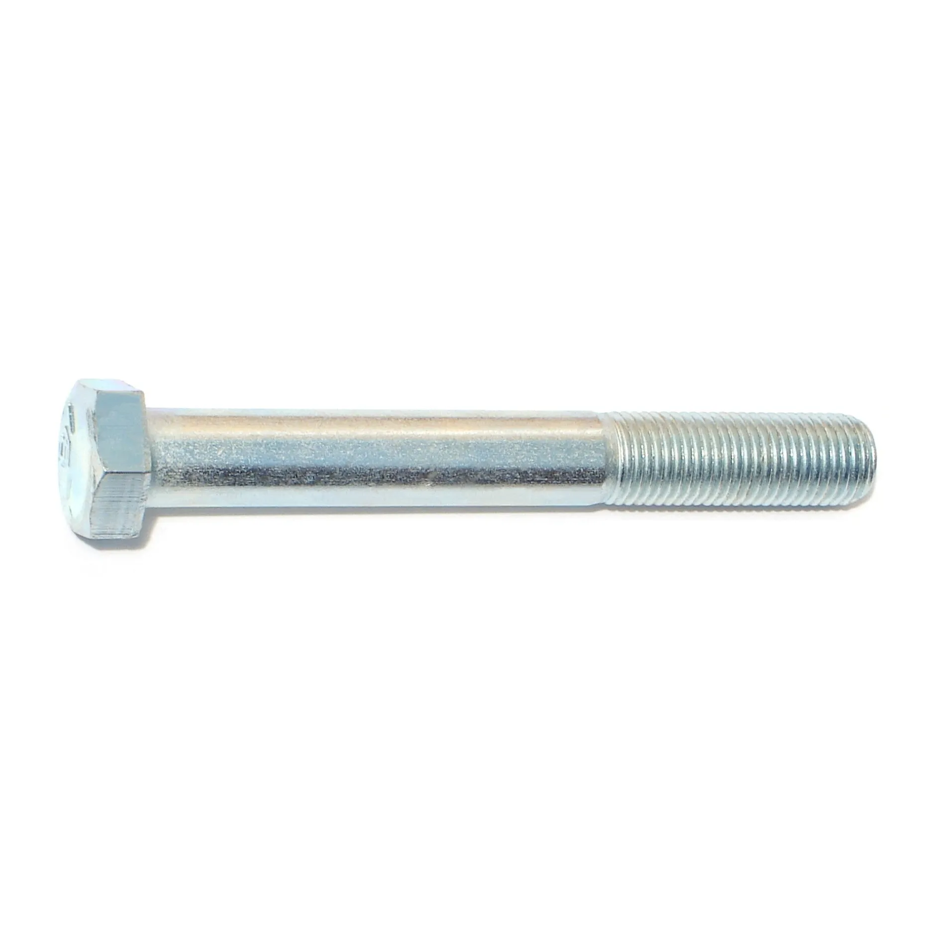 3/8"-24 x 3" Zinc Plated Grade 5 Steel Fine Thread Hex Cap Screws (6 pcs.)