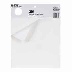 3M 20382 Disposable Paper Mixing Board 10" x 10" x 100 Sheets Onion Filler Bog