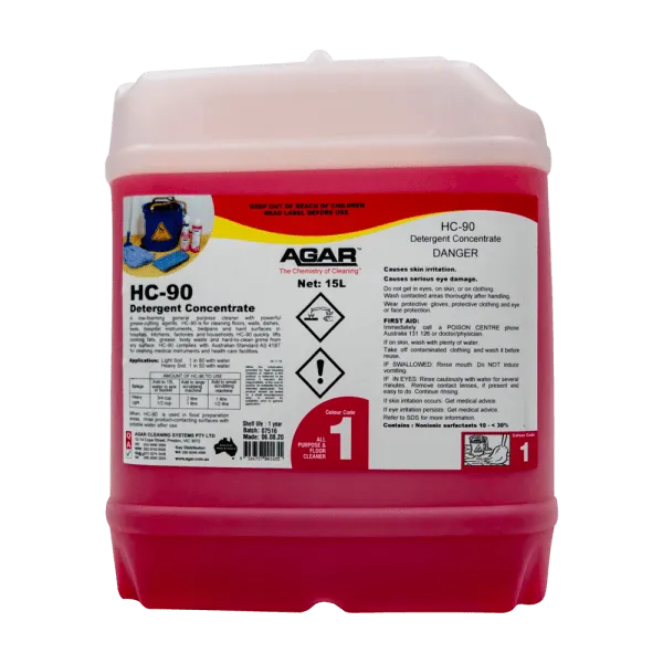 Agar HC-90 Low Foaming Mopping Detergent