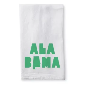 Alabama Stamp Dish Towel