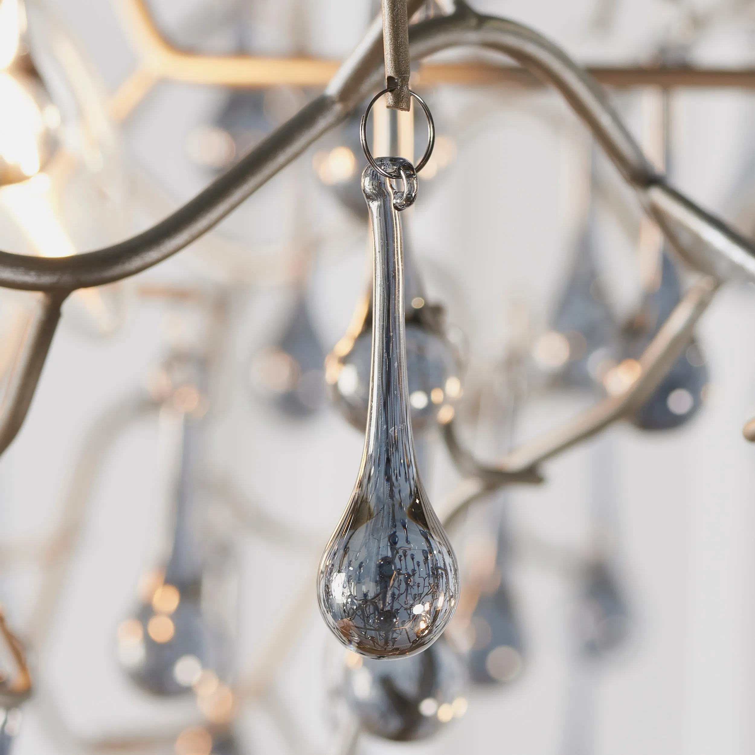 Amos Chatsworth Chandelier Aged Silver