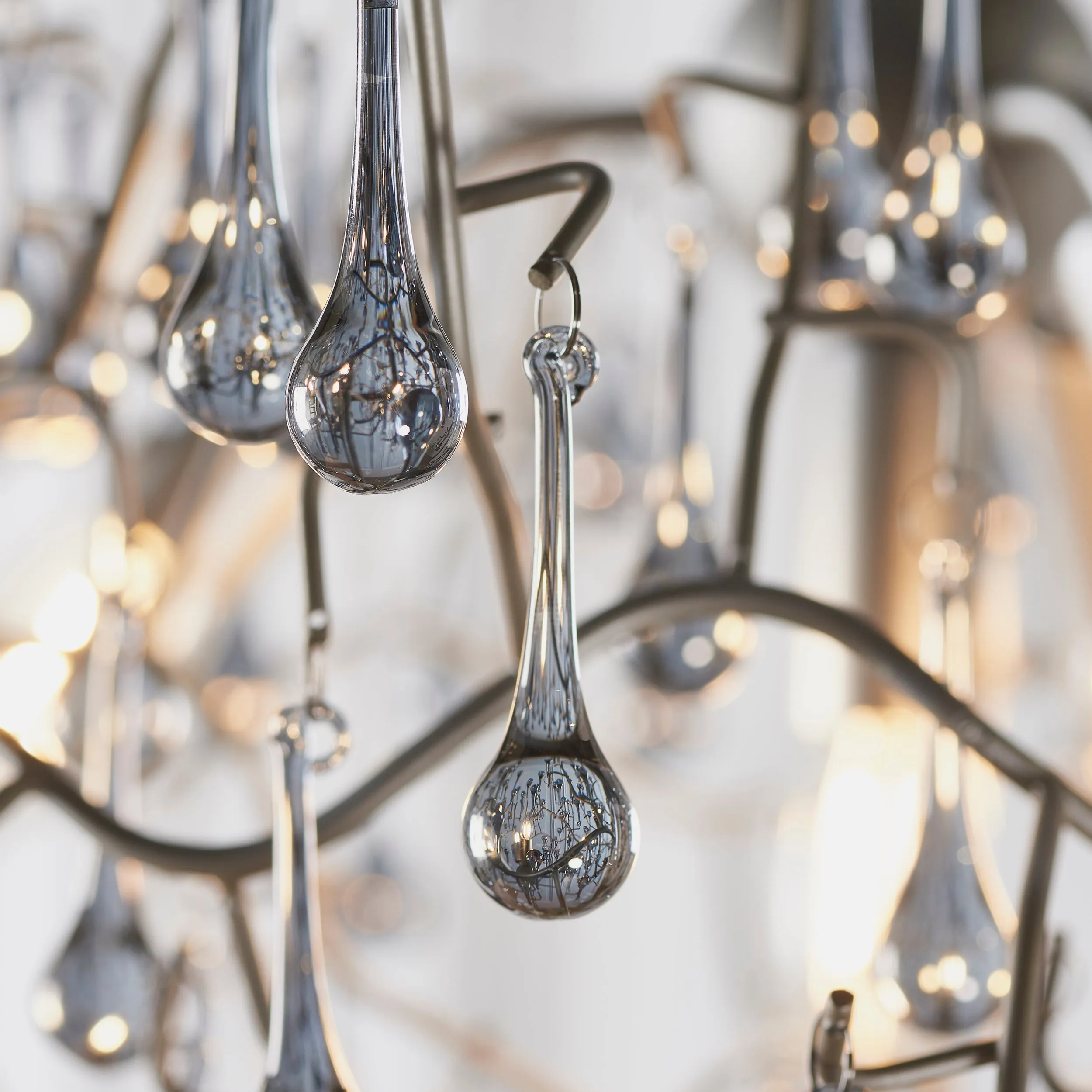 Amos Chatsworth Chandelier Aged Silver