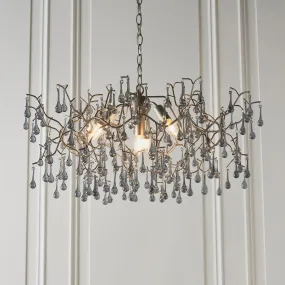 Amos Chatsworth Chandelier Aged Silver