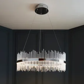 Amos Vanburgh Medium Pendant Chandelier Chrome