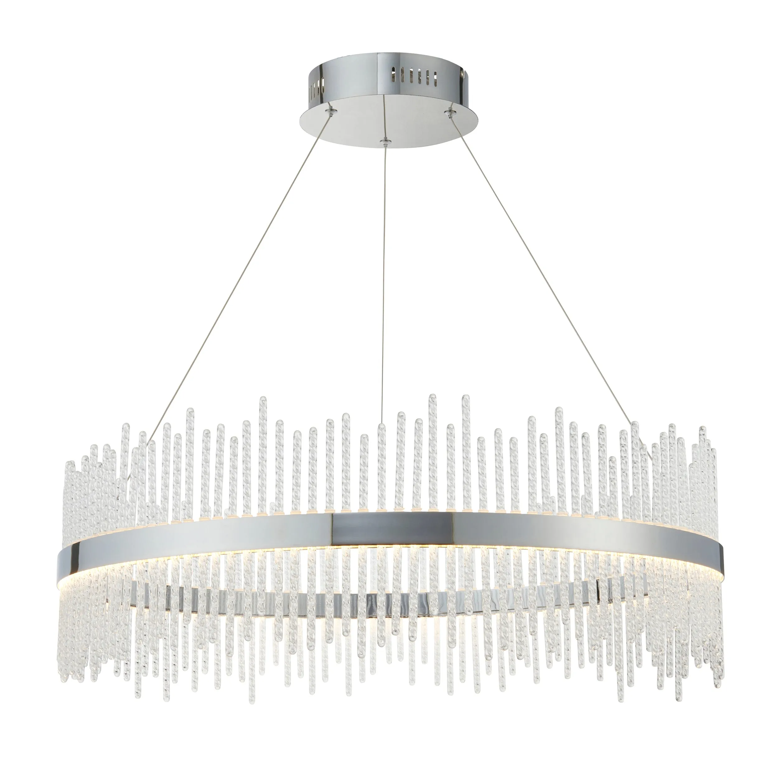 Amos Vanburgh Medium Pendant Chandelier Chrome