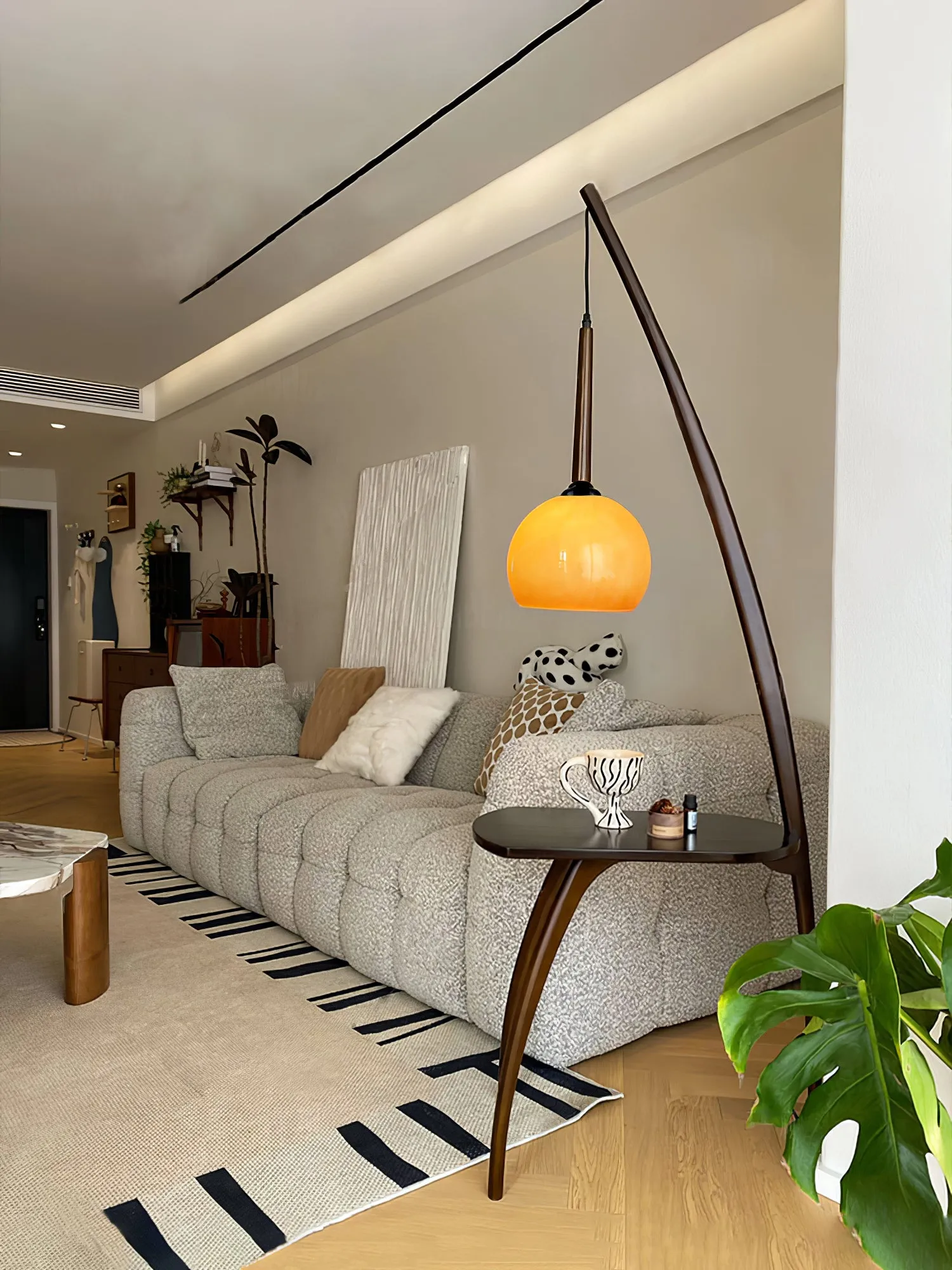 Arc Sphere Floor Lamp