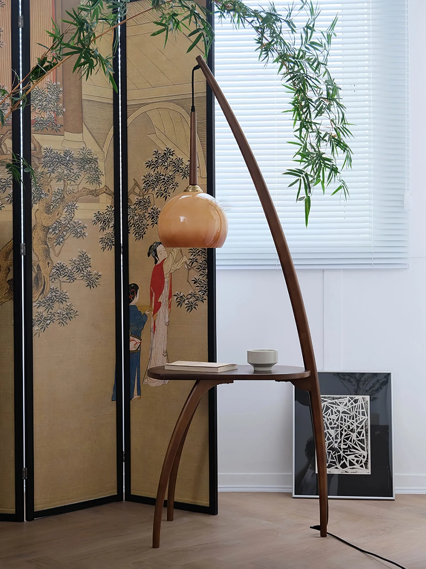 Arc Sphere Floor Lamp