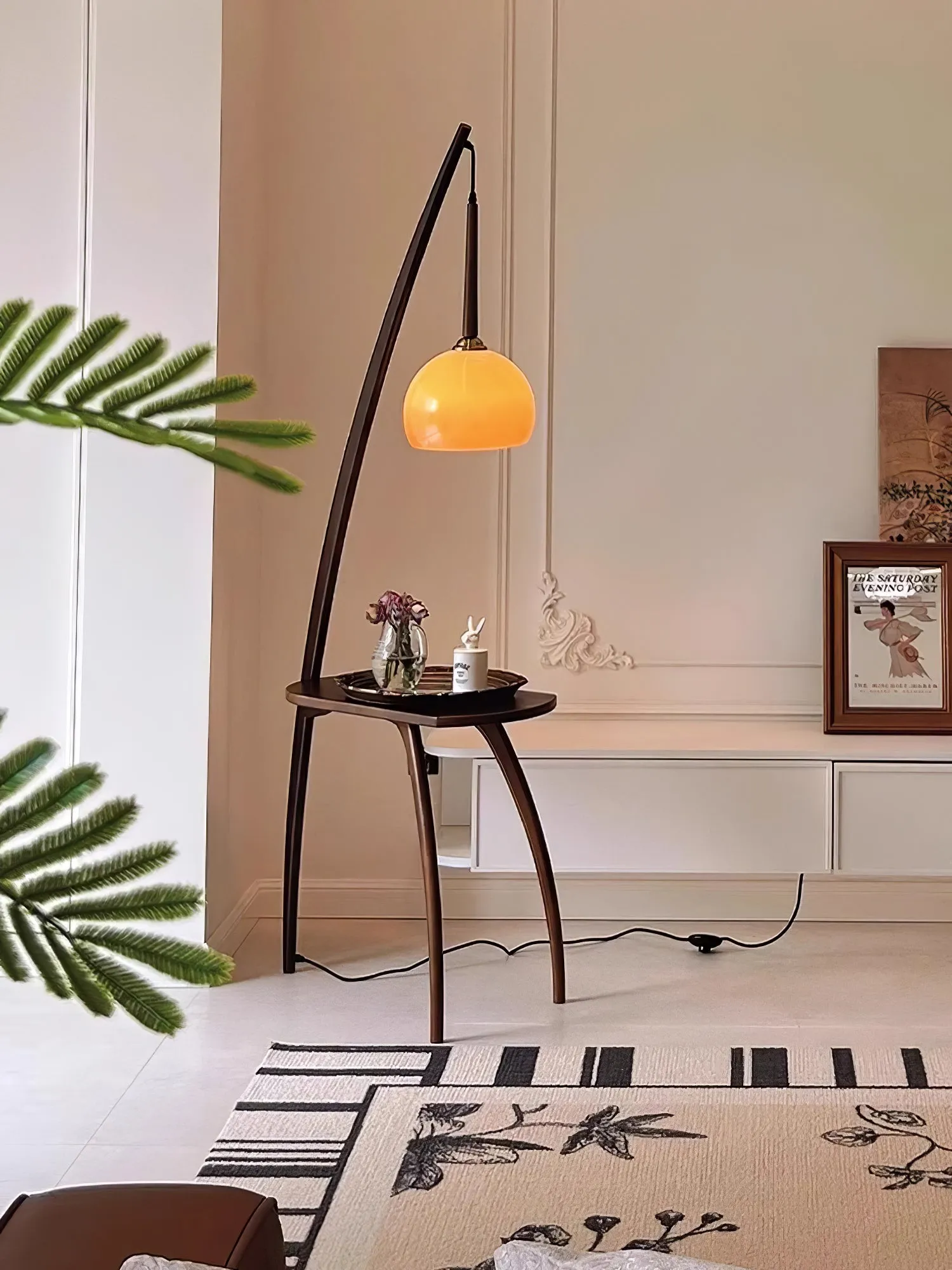 Arc Sphere Floor Lamp