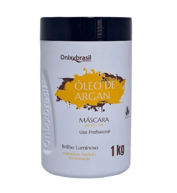 Argan Oil Hydration Nourishing Shine Softness Anti Hair Loss Mask 1Kg - Onixx