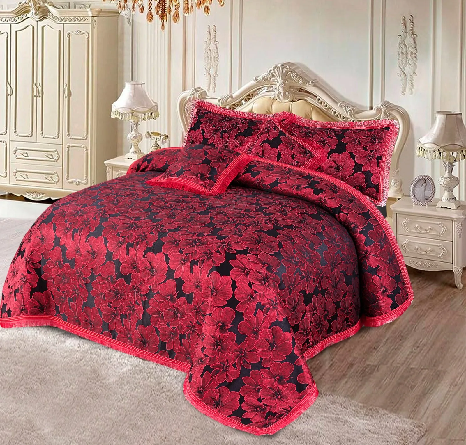 Arizona Fancy Bedsheet 5Pcs Set