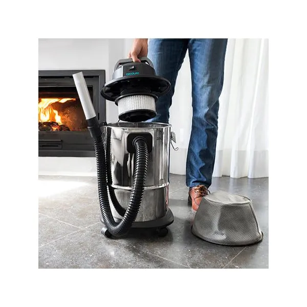 Ash Vacuum Cleaner Cecotec Conga PopStar 12200 Ash Steel 1200 W 20 L