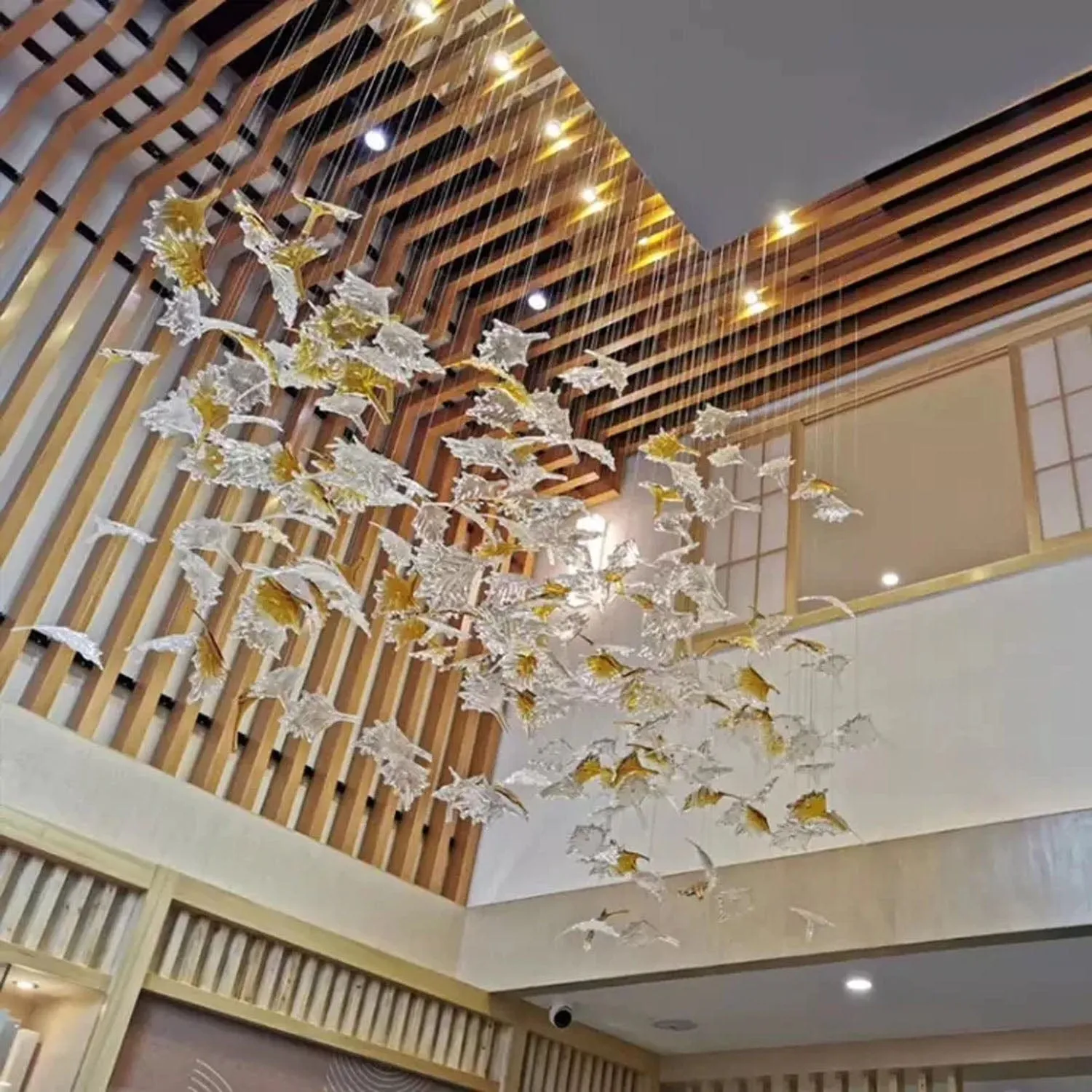 Autumn Leaves Chandelier