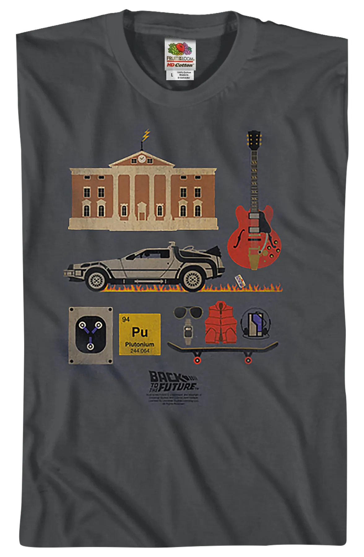 Back to the Future Items T-Shirt