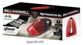 Bell   Howell Car Vacuum Cleaner, Red