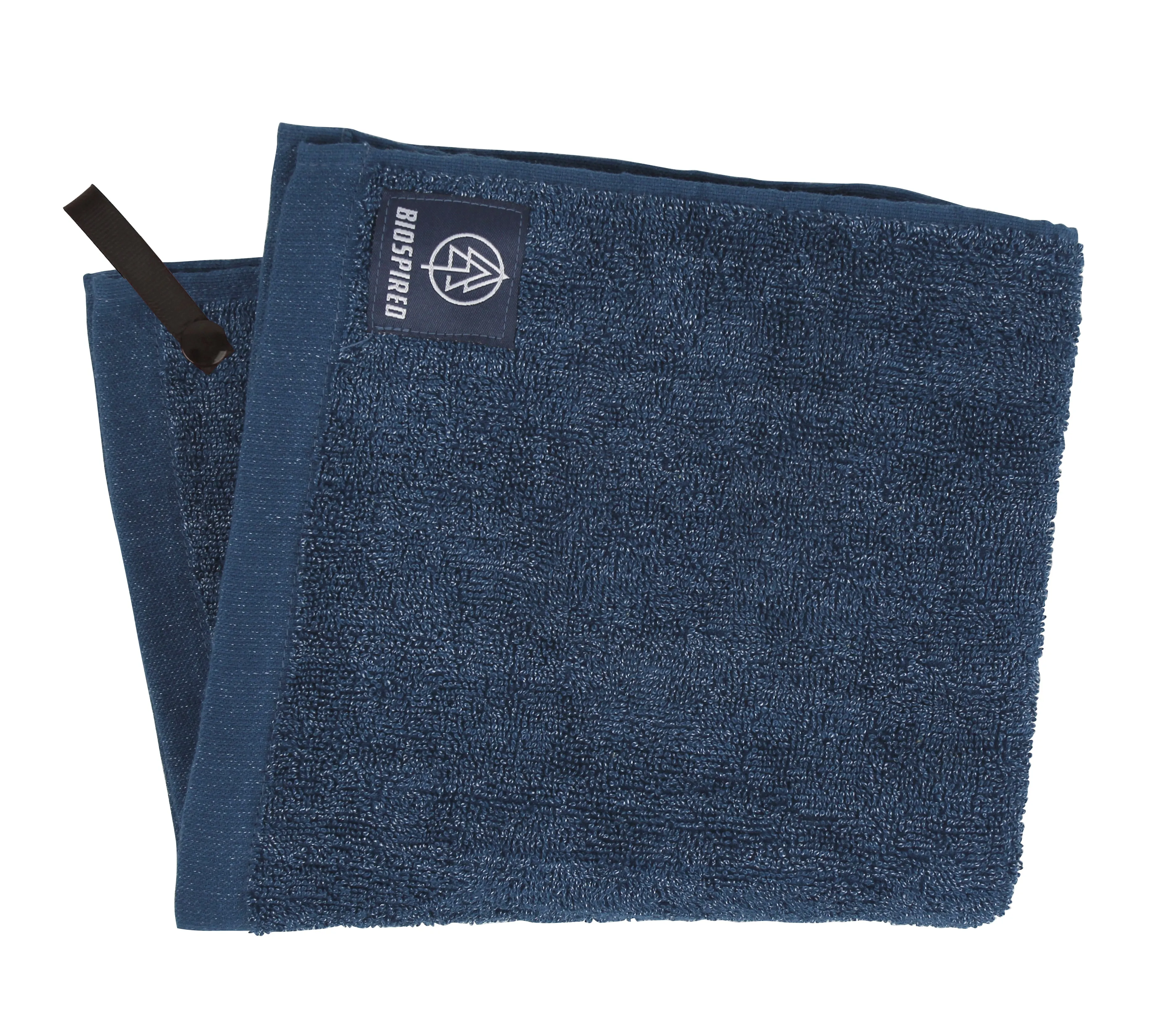 Biospired Homebound Workout Towel with Everplush, Navy Blue XL