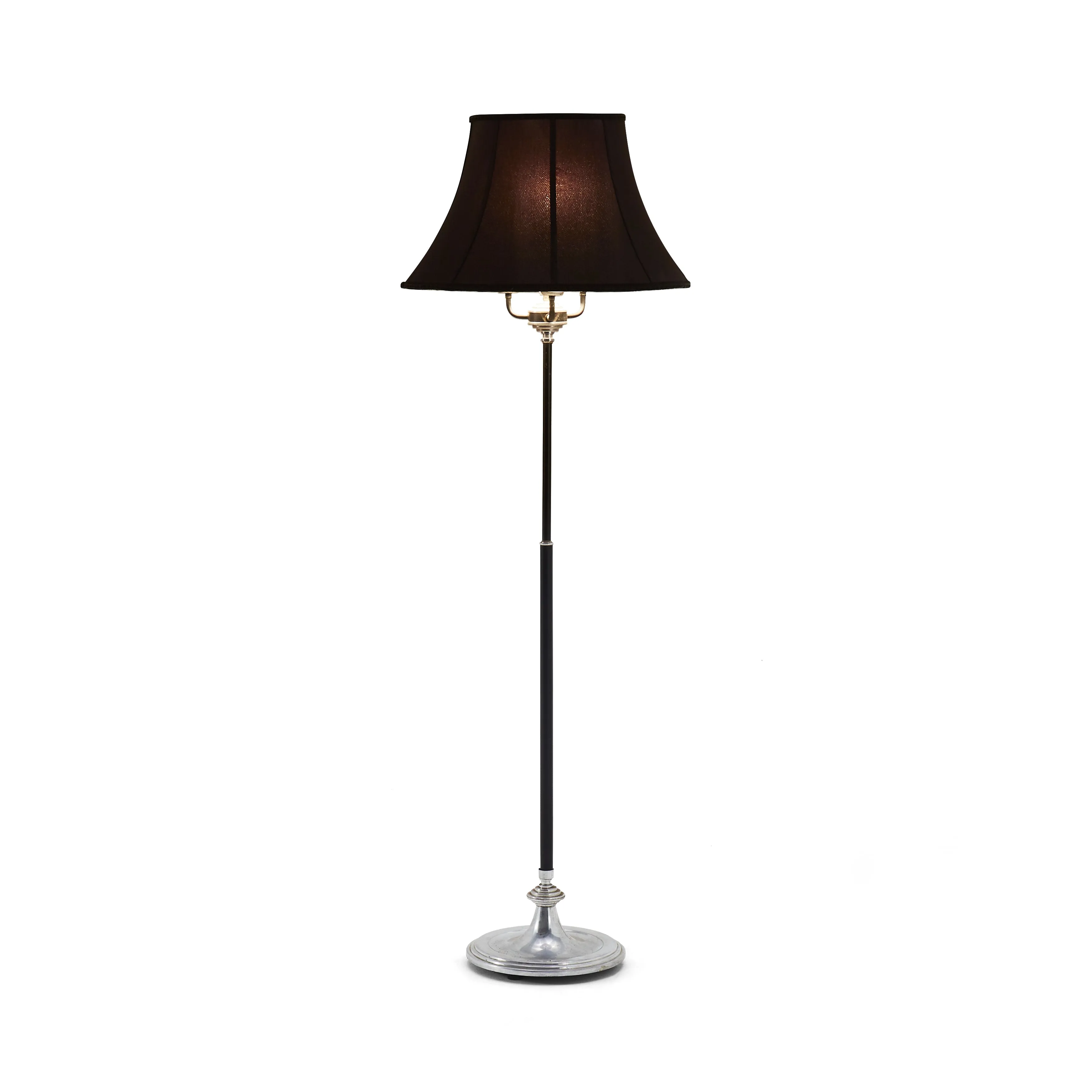 Black Floor Lamp with Shade