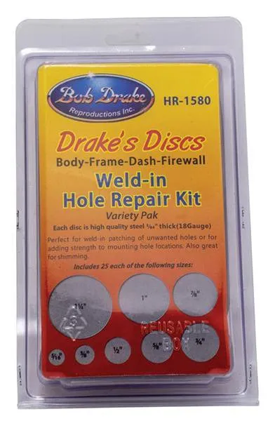 Bob Drake Weld-In Hole Repair Kits HR-1580