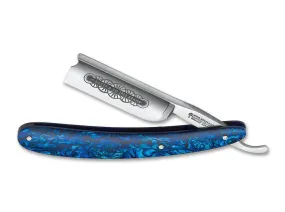 Boker - Blue Shell Barber's Notch Straight Razor, 7/8"