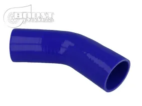 BOOST Products Silicone Elbow 45 Degrees, 48mm (1-7/8") ID, Blue