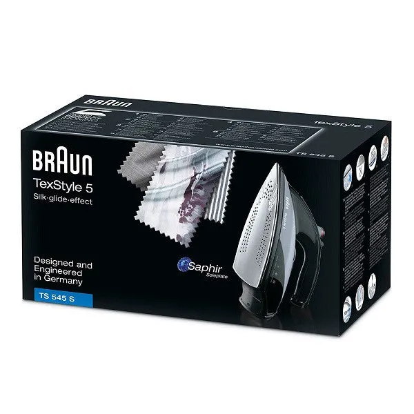 Braun TexStyle 5 TS545 TPS Steam Iron with Saphire Soleplate (220V)