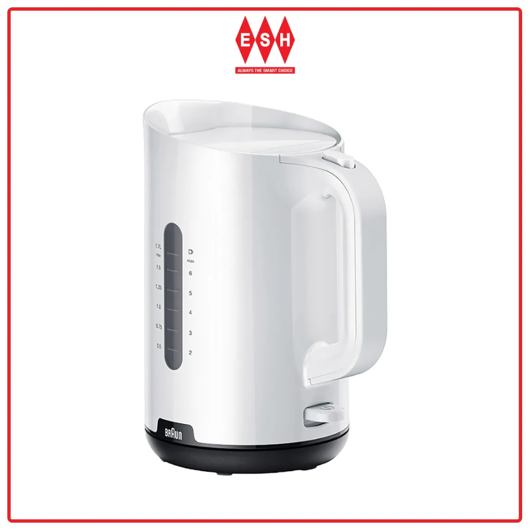 Braun WK1100WH 1.7L Breakfast1 Fast Boiling System Water Kettle