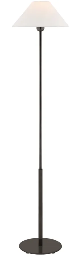 Bronze Hackney Floor Lamp with Linen Shade