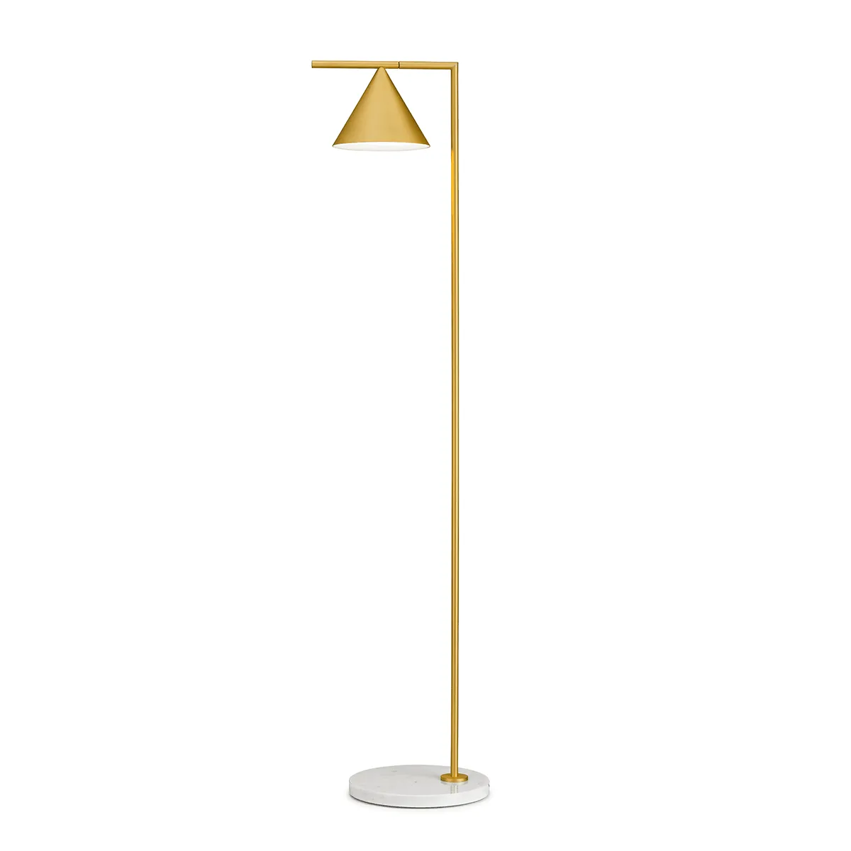 Captain Flint Indoor LED Dimmable Floor Lamp with Marble Base