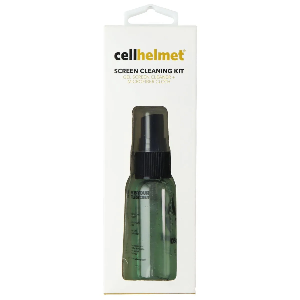 cellhelmet Screen Cleaner Kit 1oz Sweet Mint Scented Gel and Microfiber Cloth