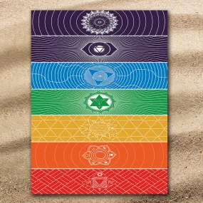 Chakra Yoga Extra Large Towel