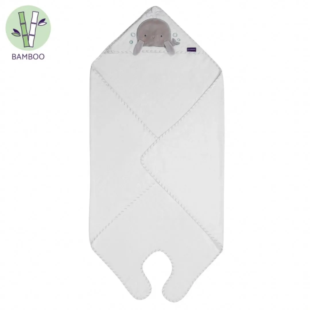 Clevamama Bamboo Apron Baby Bath Towel (0m )