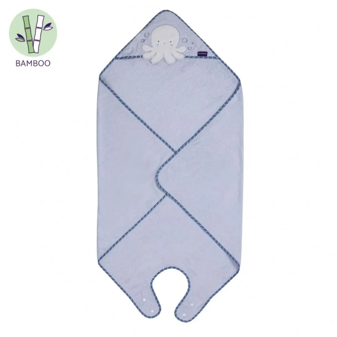 Clevamama Bamboo Apron Baby Bath Towel (0m )