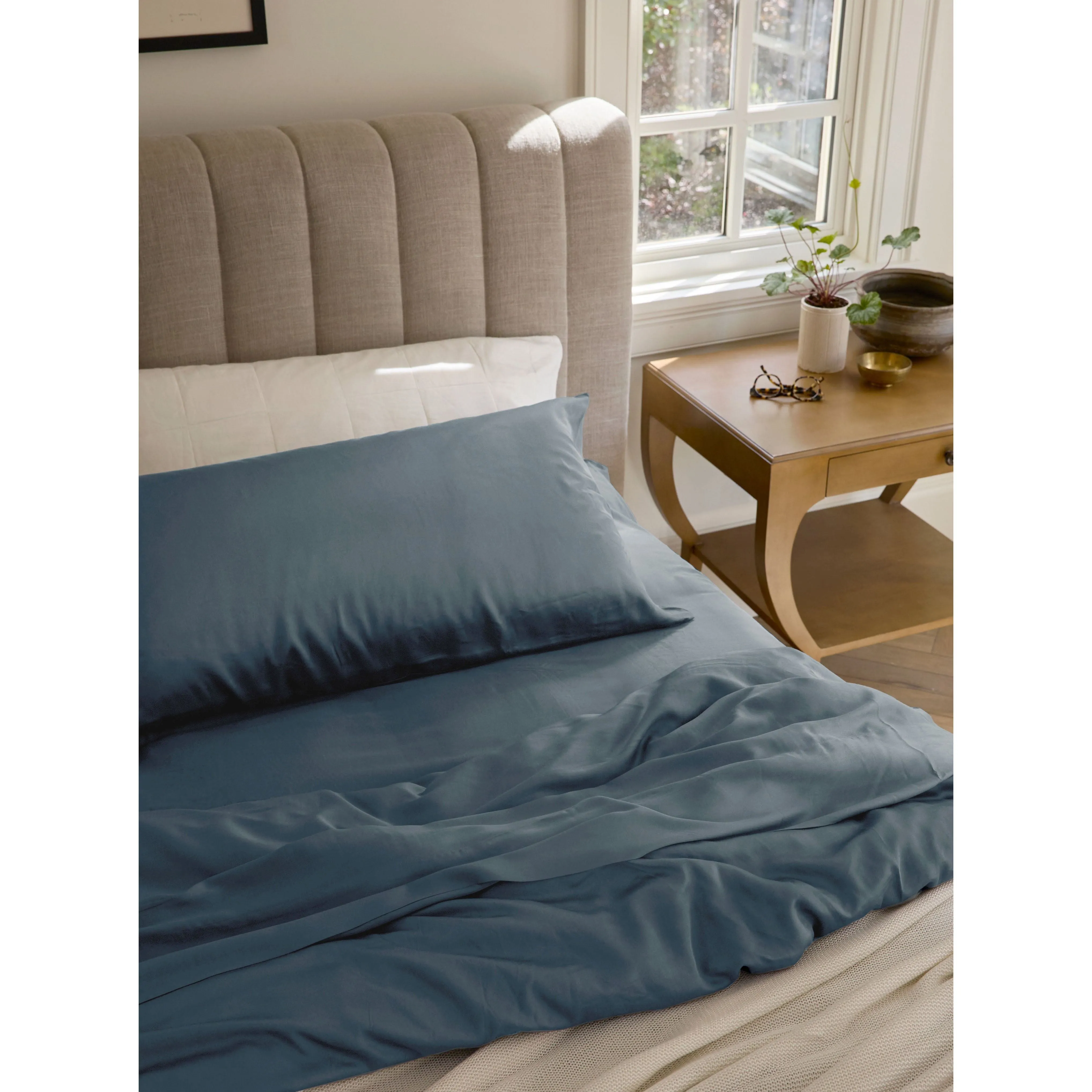 Cozy Earth Bamboo Flat Sheet Available in Queen and King Sizes