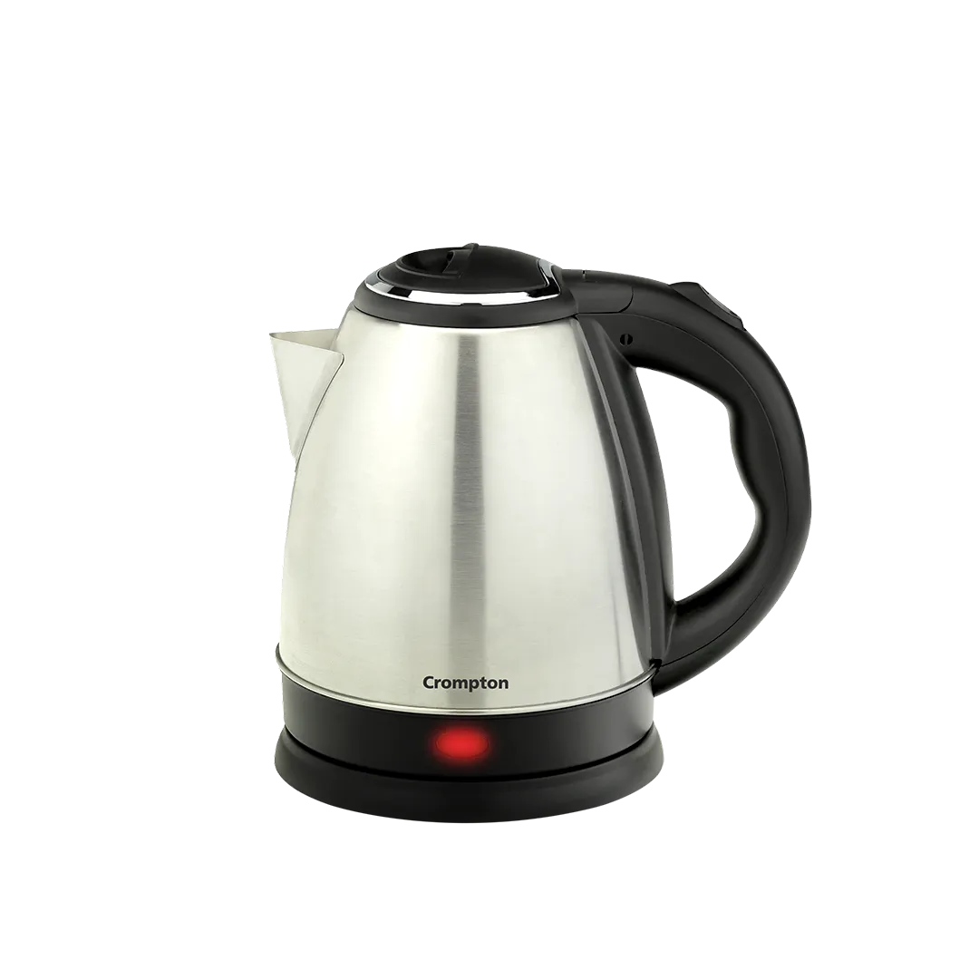 Crompton Instadelight Electric Kettle Stainless Steel 1.5 Ltr | SuperFast Boiling | Auto Shut Off | Dry Boil Protection