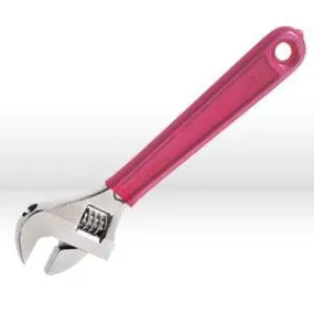 D5078 Klein Tools Adjustable Wrench,Extra-Capacity,8",Plastic-Dip Handle